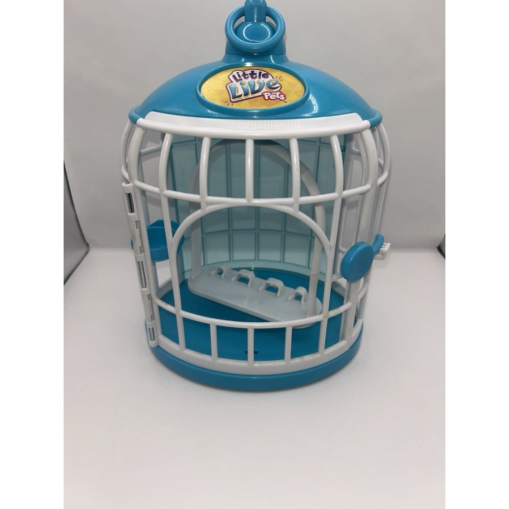 Little Live Pets Bird w/ Cage Pink Wings Moose Toys FOR PARTS OR REPAIR - Picture 8 of 9